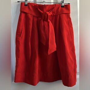H&M Red Knee-Length Skirt - Size 4